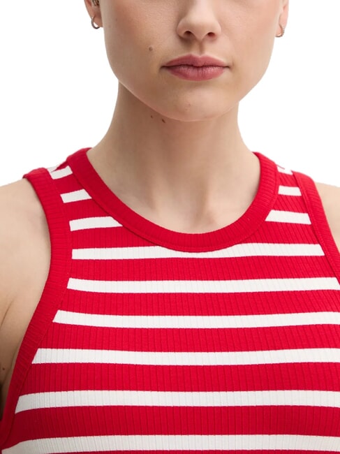 TH D&eacute;bardeur rouge/blanc moyen - T-shirt