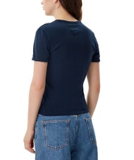 TOMMY HILFIGER NYC RINGER T-shirt &agrave; manches courtes coupe ajust&eacute;e marine nuit noire - T-shirt - 2