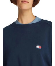 TOMMY HILFIGER TJW Sweat-shirt &agrave; col rond pour femme avec cordon de serrage marine nuit noire - Sweat-shirts pour femmes - 3