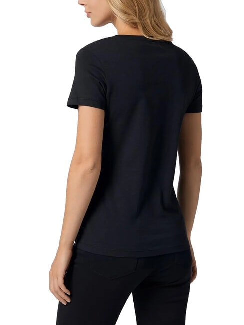 TH T-shirt &agrave; manches courtes et col en V denim bleu - T-shirt