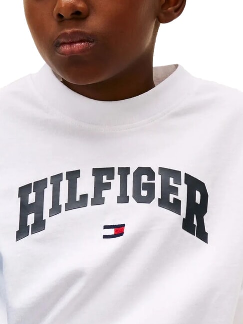 KIDS BIMBA T-shirt &agrave; manches courtes coupe d&eacute;contract&eacute;e blanc - Tee-shirt enfant