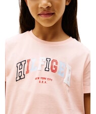 TOMMY HILFIGER KIDS BIMBA T-shirt &agrave; manches courtes imprim&eacute; glace corallienne - Tee-shirt enfant - 3