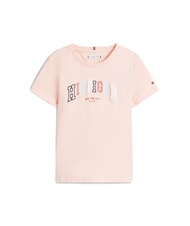 TOMMY HILFIGER KIDS BIMBA T-shirt &agrave; manches courtes imprim&eacute; glace corallienne - Tee-shirt enfant - 4