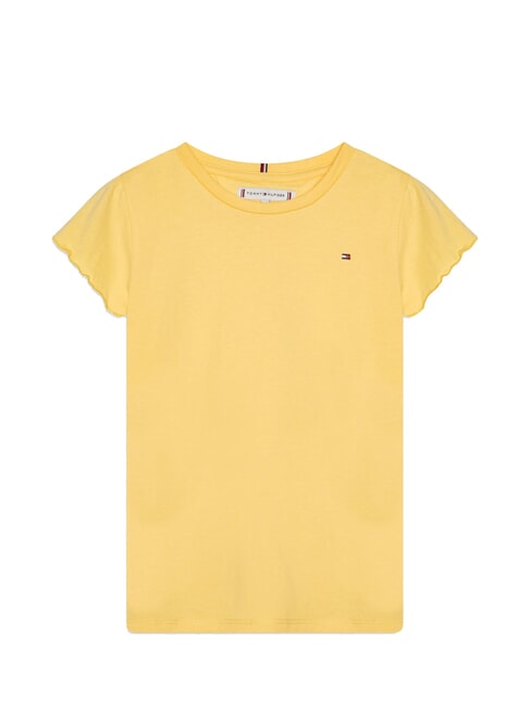 KIDS BIMBA T-shirt &agrave; manches courtes avec des boucles citronnelle - Tee-shirt enfant