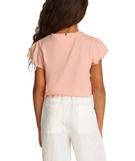 TOMMY HILFIGER KIDS BIMBA T-shirt &agrave; manches courtes avec des boucles glace corallienne - Tee-shirt enfant - 2