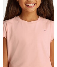 TOMMY HILFIGER KIDS BIMBA T-shirt &agrave; manches courtes avec des boucles glace corallienne - Tee-shirt enfant - 3