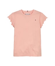 TOMMY HILFIGER KIDS BIMBA T-shirt &agrave; manches courtes avec des boucles glace corallienne - Tee-shirt enfant - 4