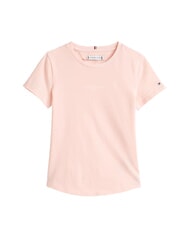 TOMMY HILFIGER KIDS BIMBA T-shirt &agrave; manches courtes coupe ajust&eacute;e glace corallienne - Tee-shirt enfant - 4