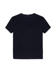 TOMMY HILFIGER KIDS BIMBA T-shirt en coton imprim&eacute; &agrave; paillettes marine nuit noire - Tee-shirt enfant - 5