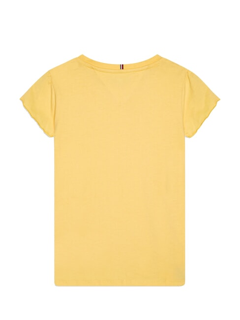 KIDS BIMBA T-shirt &agrave; manches courtes avec des boucles citronnelle - Tee-shirt enfant