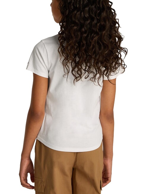 KIDS BIMBA T-shirt &agrave; manches courtes avec imprim&eacute; logo blanc - Tee-shirt enfant