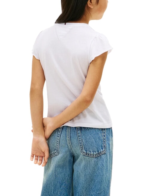 KIDS BIMBA T-shirt &agrave; manches courtes avec des boucles blanc - Tee-shirt enfant