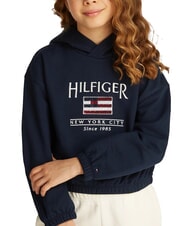 TOMMY HILFIGER KIDS BIMBA Sweat &agrave; capuche &agrave; &eacute;cusson paillet&eacute; marine nuit noire - B&eacute;b&eacute; Sweat - 3