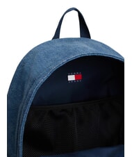 TOMMY HILFIGER TJ UTILITY Sac &agrave; dos en jean denim moyen - Sacs &agrave; dos pour l'&Eacute;cole & les Loisirs - 3