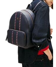 TOMMY HILFIGER TH TIMELESS Sac &agrave; dos bleu de l'espace - Sacs pour Femme - 5