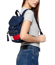 TOMMY HILFIGER TJ ARCHIVE Sac &agrave; dos marine nuit noire - Sacs pour Femme - 5