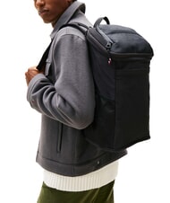 TOMMY HILFIGER TH TRAVEL Sac &agrave; dos  le noir - Sacs &agrave; dos pour l'&Eacute;cole & les Loisirs - 5