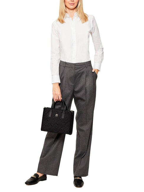 TH CITY Sac &agrave; main avec bandouli&egrave;re le noir - Sacs pour Femme