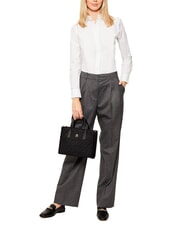 TOMMY HILFIGER TH CITY Sac &agrave; main avec bandouli&egrave;re le noir - Sacs pour Femme - 5