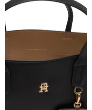 TOMMY HILFIGER TH ICON Sac &agrave; main avec bandouli&egrave;re le noir - Sacs pour Femme - 4
