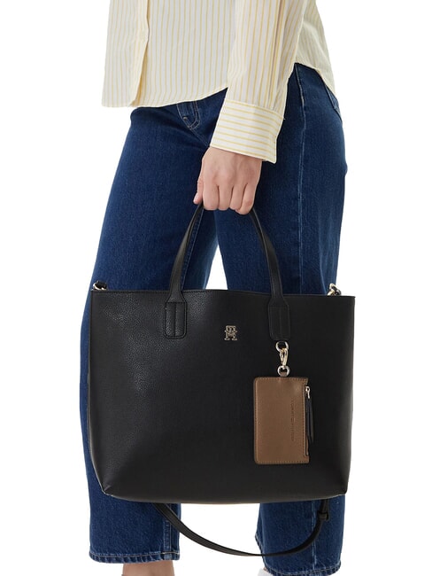 TH ICON Sac &agrave; main avec bandouli&egrave;re le noir - Sacs pour Femme