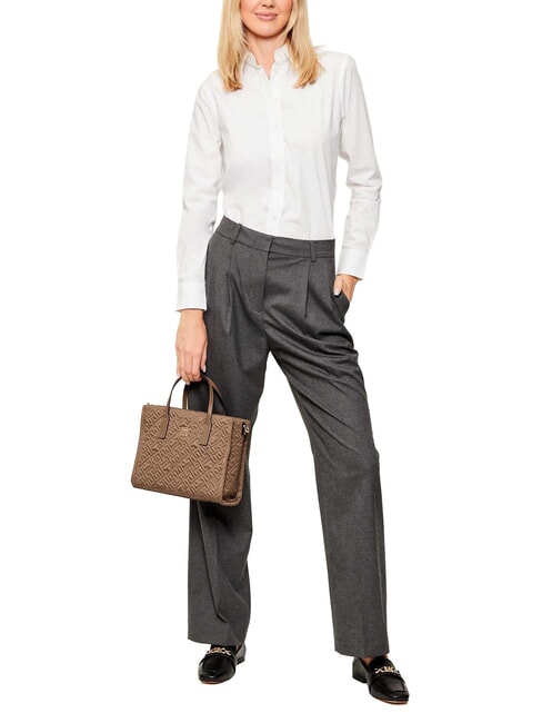 TH CITY Sac &agrave; main avec bandouli&egrave;re taupe nordique - Sacs pour Femme