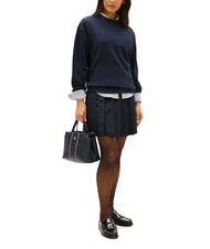 TOMMY HILFIGER TH TIMELESS Sac &agrave; main avec bandouli&egrave;re bleu de l'espace - Sacs pour Femme - 5