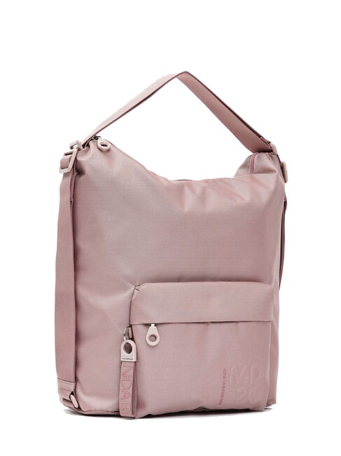 MD20 Sac transformable en sac &agrave; dos rose - Sacs pour Femme