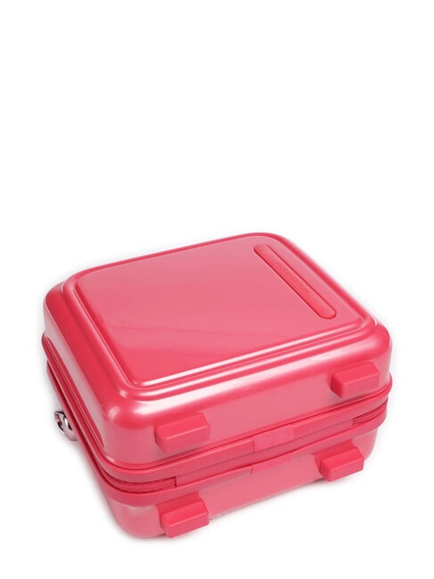 LOGODUCK+ METAL Mallette de beaut&eacute; rigide framboise - Trousses