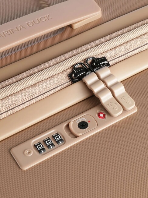 FLYDUCK Grand chariot extensible Champagne - Valises Rigides