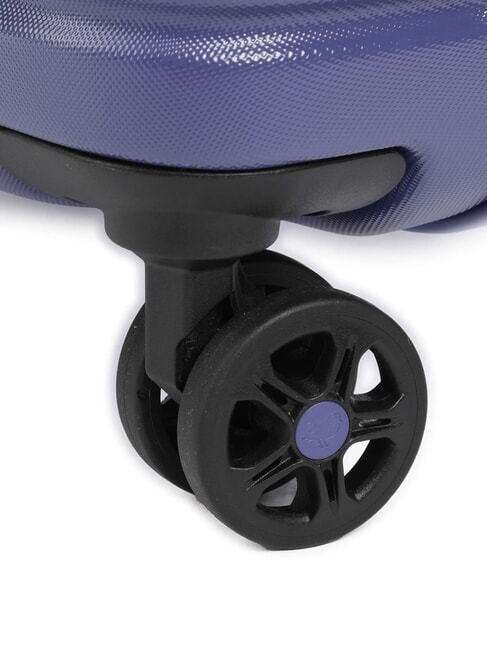 FLYDUCK Chariot &agrave; bagages &agrave; main extensible Skipper bleu - Valises cabine