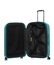 MANDARINA DUCK LOGODUCK Chariot moyen, extensible vert paillet&eacute; - Valises Rigides - 2