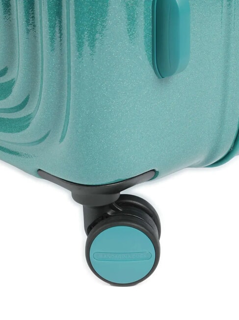 LOGODUCK Chariot moyen, extensible vert paillet&eacute; - Valises Rigides