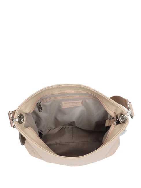 MELLOW LEATHER Sac bandouli&egrave;re en cuir taupe chaud - Sacs pour Femme