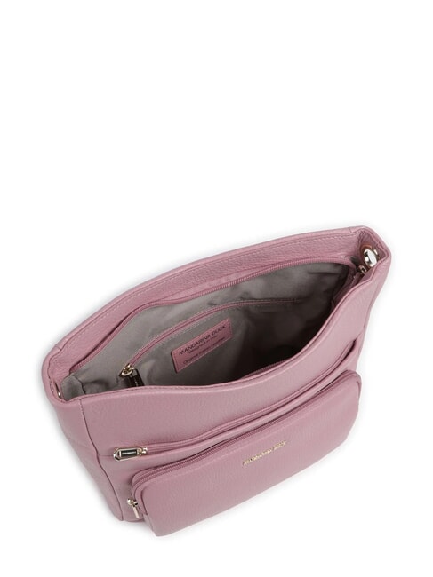 MELLOW LEATHER Sac bandouli&egrave;re Hobo rose lilas - Sacs pour Femme