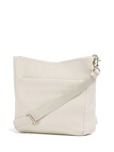 MELLOW LEATHER Sac bandouli&egrave;re Hobo amande - Sacs pour Femme