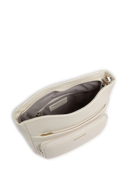 MELLOW LEATHER Sac bandouli&egrave;re Hobo amande - Sacs pour Femme