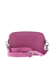 MANDARINA DUCK MELLOW LEATHER Sac &agrave; bandouli&egrave;re en cuir rouge violet - Sacs pour Femme - 3