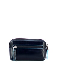 PIQUADRO BLUE SQUARE &Eacute;tui &agrave; cl&eacute;s en cuir bleu - Porte-cl&eacute;s - 2