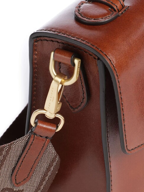 IRENE Sac bandouli&egrave;re en cuir MARRON - Sacs pour Femme