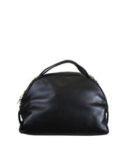BORBONESE SEXY Sac &agrave; main avec bandouli&egrave;re Noir - Sacs pour Femme - 3