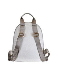 BORBONESE MEDIUM ECO LINE Sac &agrave; dos pour femme coton blanc - Sacs pour Femme - 3