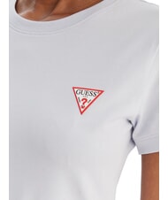 GUESS MINI TRIANGLE T-shirt coupe slim bleu des voies respiratoires - T-shirt - 3