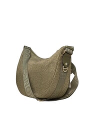 BORBONESE BORBONAIS LUNA Sac &agrave; bandouli&egrave;re en tissu jet op olive - Sacs pour Femme - 3