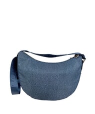 BORBONESE BORBONAIS LUNA Sac &agrave; bandouli&egrave;re en tissu jet op lapis bleu - Sacs pour Femme - 2
