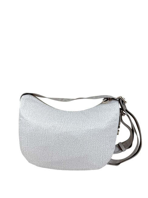 BORBONAIS Sac Hobo LUNA, petit coton blanc - Sacs pour Femme