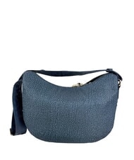 BORBONESE BORBONAIS Sac Hobo LUNA, petit lapis bleu - Sacs pour Femme - 2