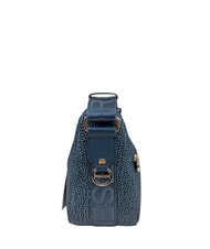 BORBONESE BORBONAIS Sac Hobo LUNA, petit lapis bleu - Sacs pour Femme - 3