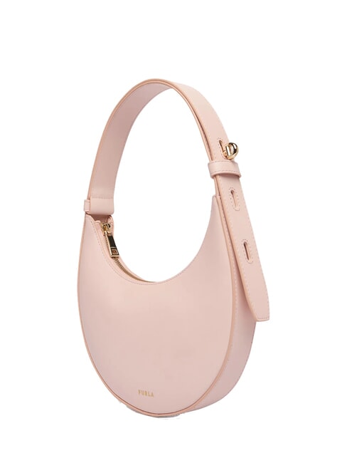 DELIZIA  Mini sac bandouli&egrave;re, en cuir rose poudr&eacute; - Sacs pour Femme