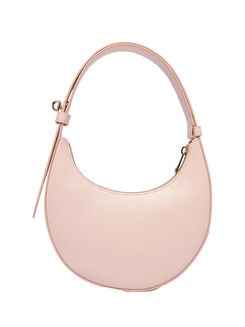 DELIZIA  Mini sac bandouli&egrave;re, en cuir rose poudr&eacute; - Sacs pour Femme
